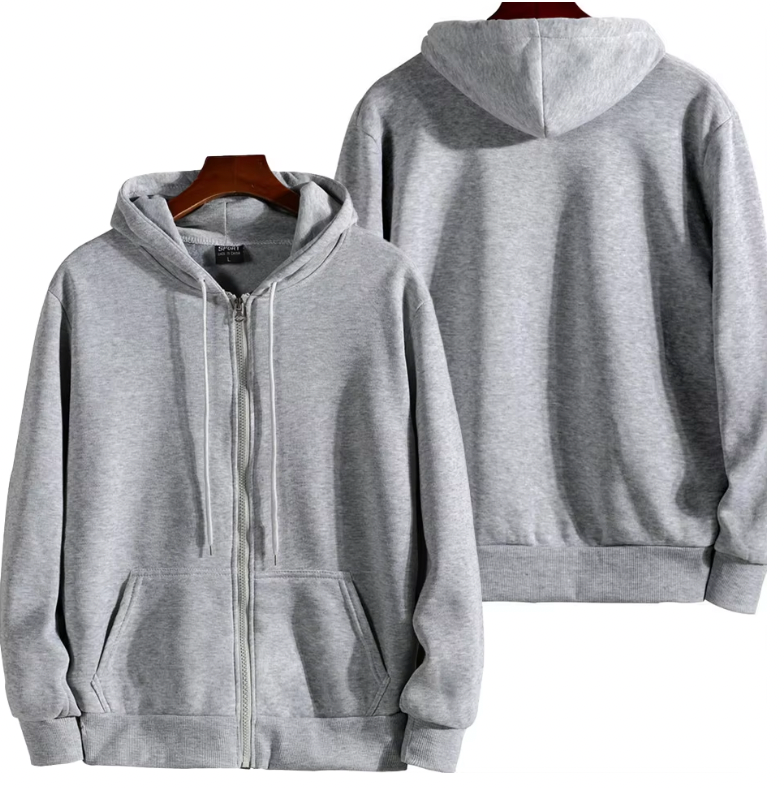 Casual Zip Up Hoodie