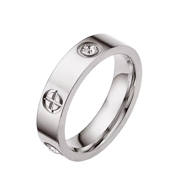 Stainless Steel Love Ring