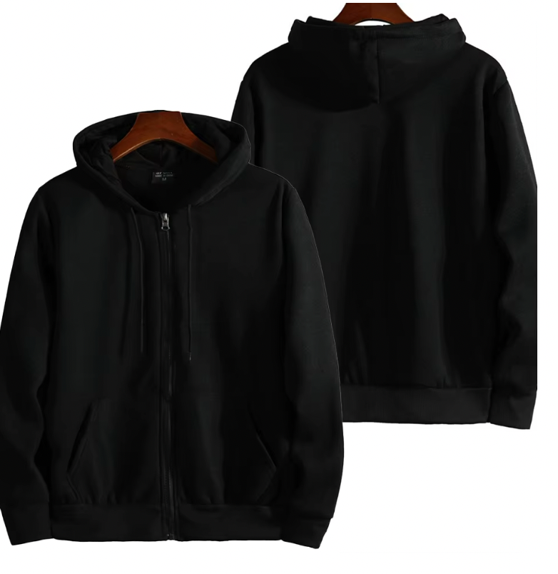 Casual Zip Up Hoodie