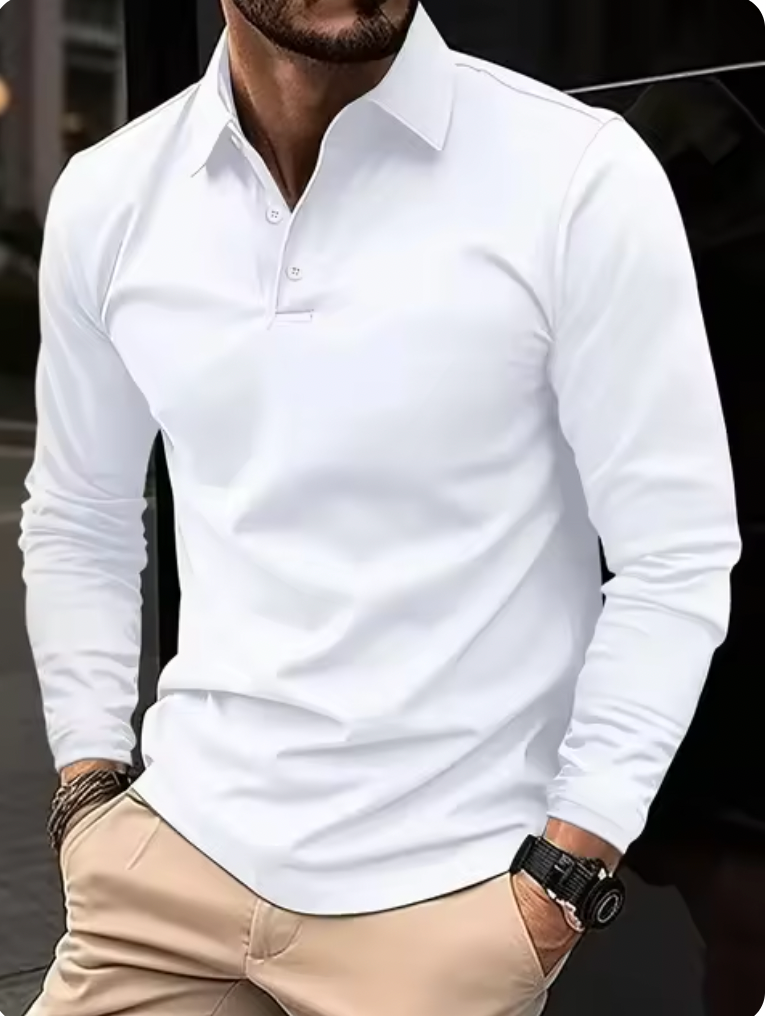 Long Sleeve Polo Shirt